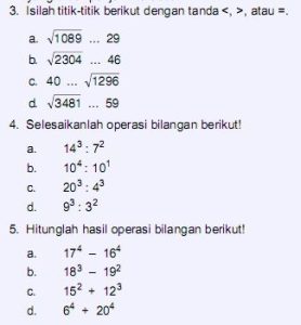 Soal Matematika Kelas 5 Akar Pangkat 3 Dalchaebi