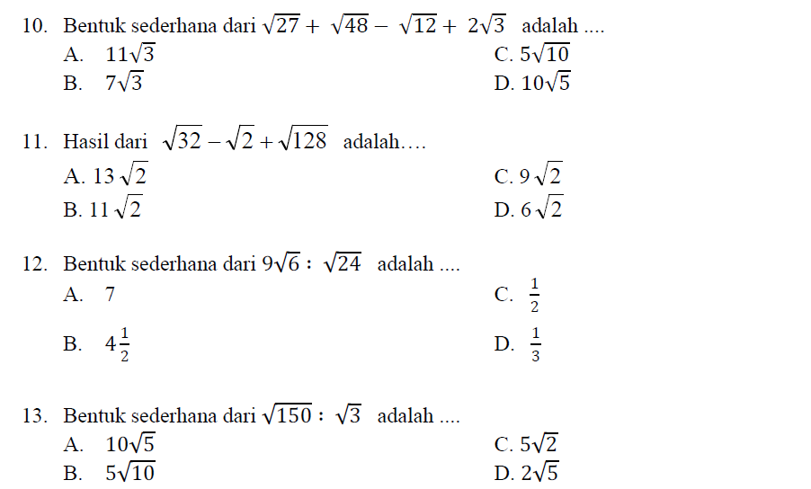 Soal Perpangkatan Dan Bentuk Akar Kelas 9 Pdf Dalchaebi Soal Perpangkatan Dan Bentuk Akar Kelas 9 Pdf Dalchaebi
