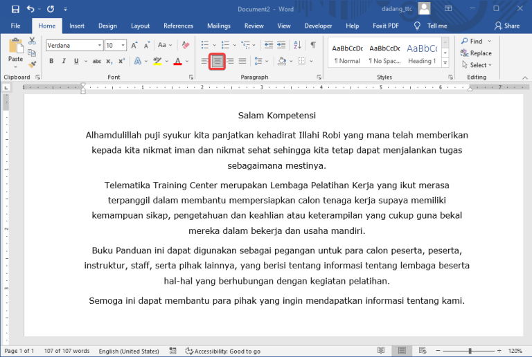 Akhirnya Terungkap 3 Cara Memposisikan Align Center di Word Biar Tidak Berubah Permanen