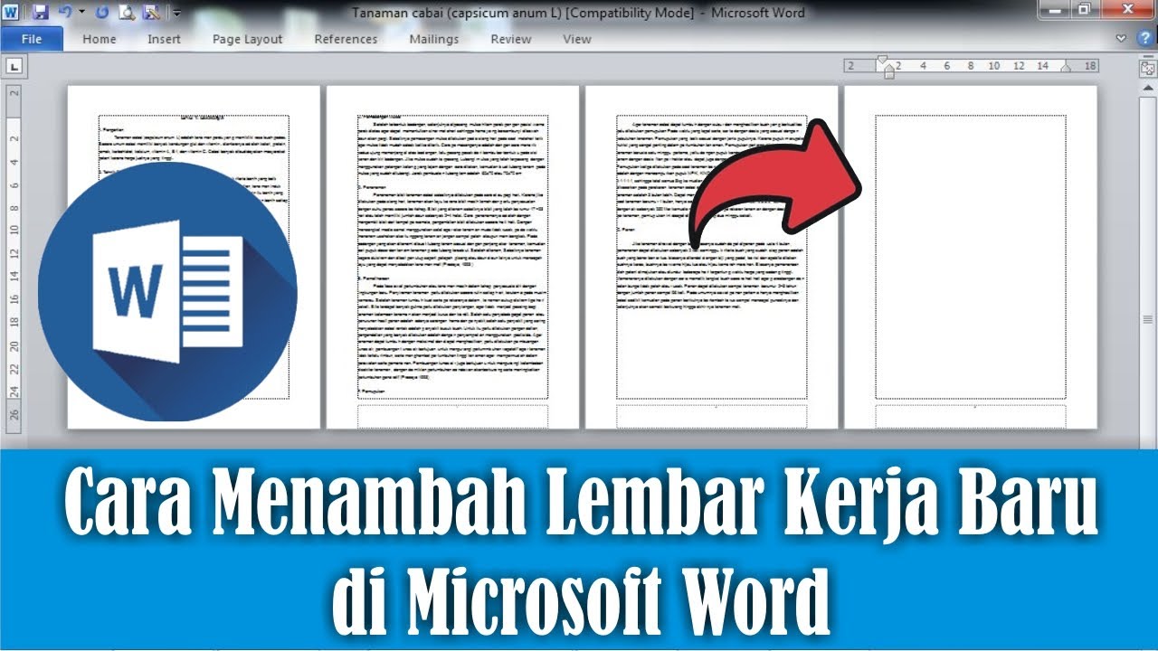 Cara Mudah Menambah Halaman di Word Lengkap - LKomBis
