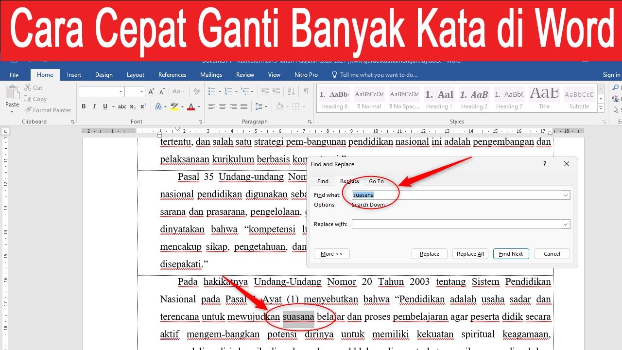 Ternyata Sangat Mudah Ini 5 Cara Mencari dan Mengubah Kata di Word Tanpa Perlu Ribet Lagi