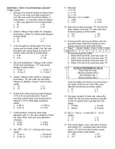 Matematika Smp Dalchaebi