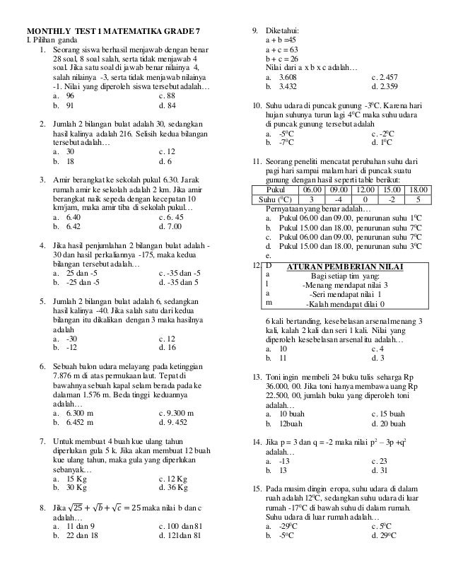 Matematika Smp Dalchaebi