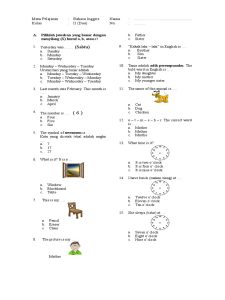 5 Contoh Soal Bahasa Inggris Kelas 2 Semester 2 yang Sering Muncul di Ujian, Wajib Tahu!