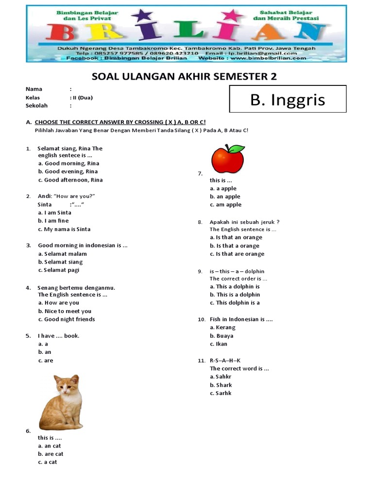 5 Contoh Soal Ulangan Kelas 7 Semester 2 yang Wajib Dikuasai Siswa Sebelum Ujian 5 Contoh Soal Ulangan Kelas 7 Semester 2 yang Wajib Dikuasai Siswa Sebelum Ujian