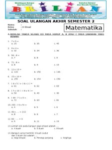 5 Fakta Tersembunyi Soal Kelas 4 Matematika Semester 2 yang Wajib Diketahui Orang Tua