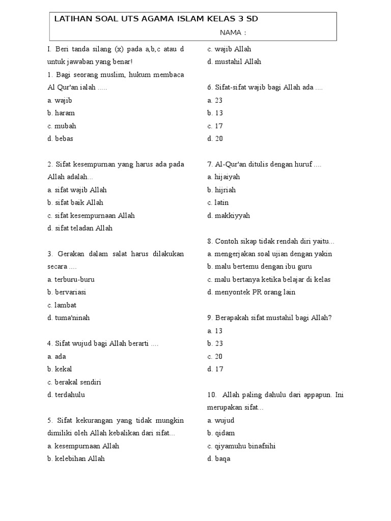 7 Cara Latihan Soal Agama Islam Kelas 3 SD yang Ternyata Bikin Anak Betah Belajar