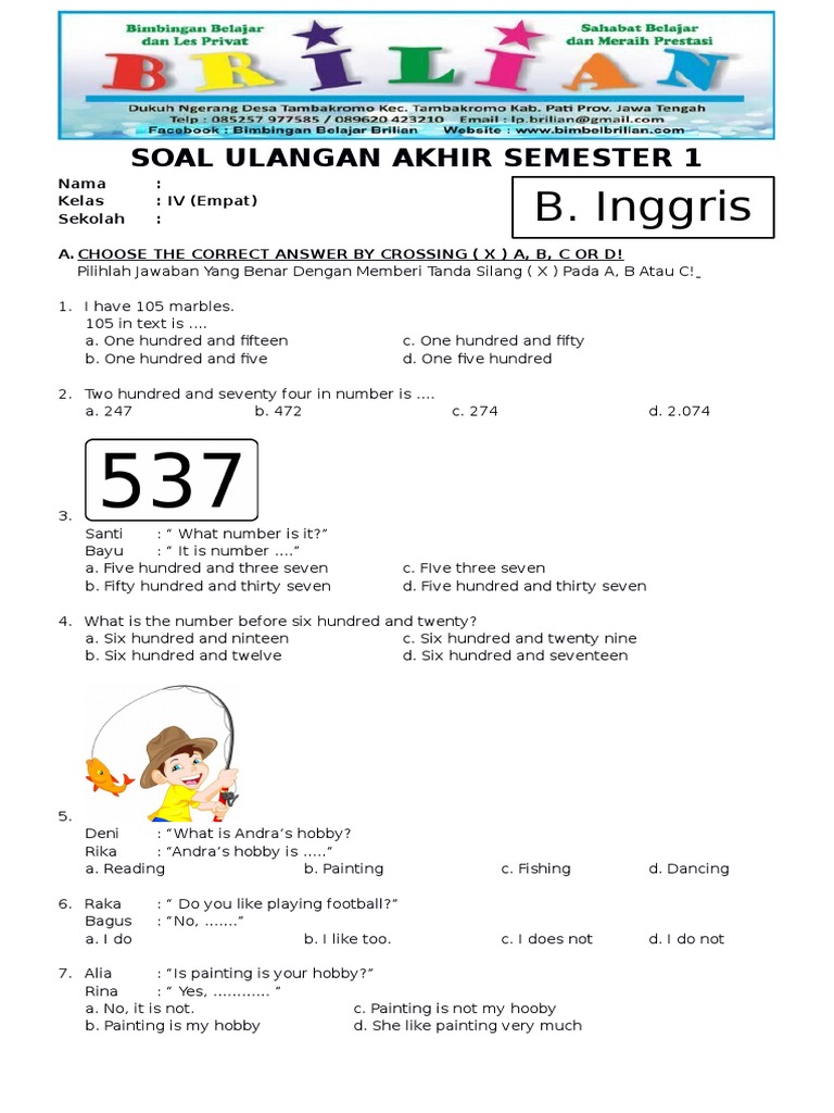 7 Rahasia Kumpulan Soal UAS Bahasa Inggris SD Kelas 4 yang Bikin Nilai Naik 2026