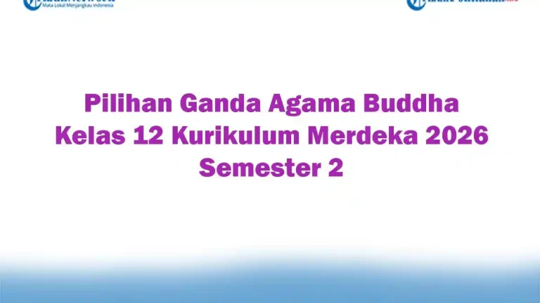 Contoh Soal Agama Kelas 12 Semester 2 Berserta Jawabanya: 5 Bocoran Kunci Sulingjar Guru yang Wajib Diketahui