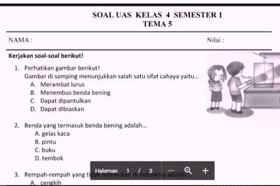 Kumpulan Soal UAS Kelas 4 SD Kurikulum 2013 Soal Bagus yang Wajib Dilatih Sebelum Ujian 2026