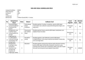Ternyata Ini Kisi Kisi Soal HOTS SD Kelas 3 Kurikulum 2013 yang Wajib Dikuasai Sebelum Ulangan