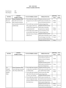 Ternyata Ini Kisi Kisi Soal IPA Kelas 3 Semester 1 KTSP yang Wajib Dikuasai Siswa Sebelum Ujian
