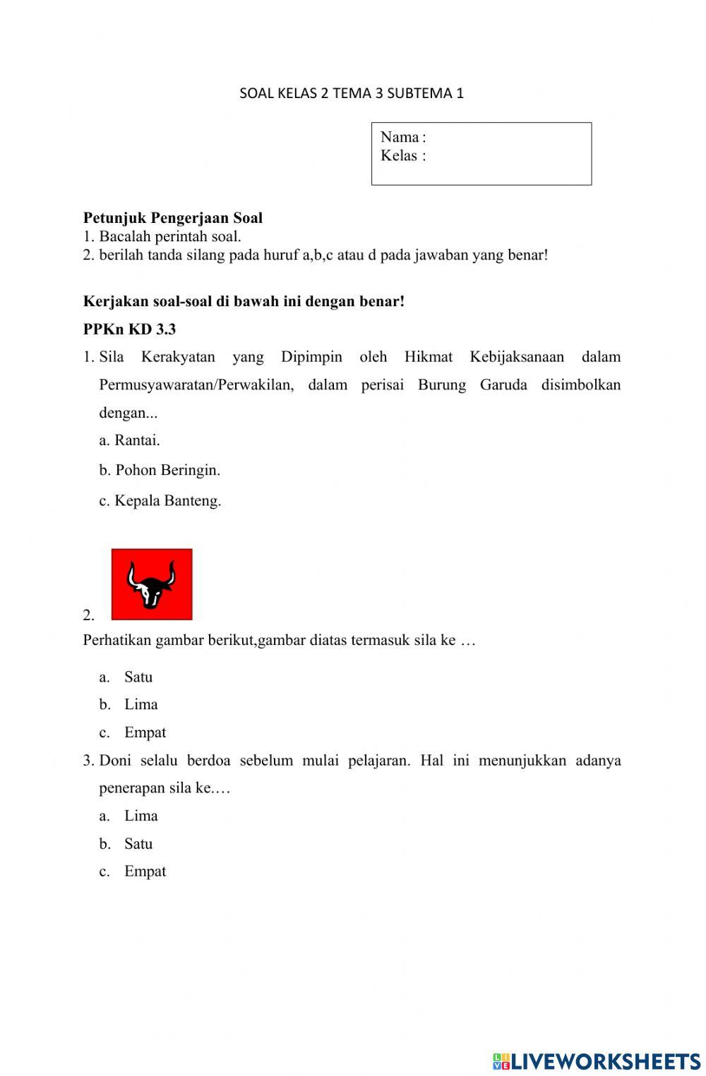 Rahasia Cepat Pintar Kerjakan Soal Tema 3 Kelas 2 Subtema 3 Agar Nilai Sempurna