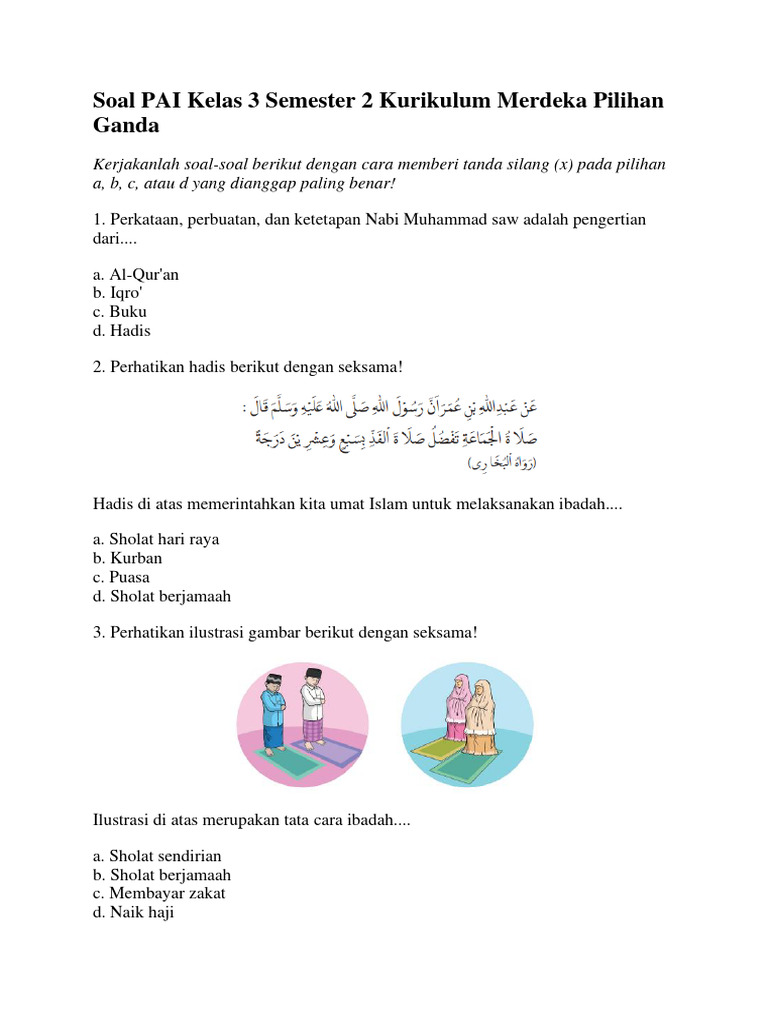 Waspada Perundungan! Gunakan Latihan Soal Agama Kelas 3 SD Semester 2 Untuk Ajarkan Empati